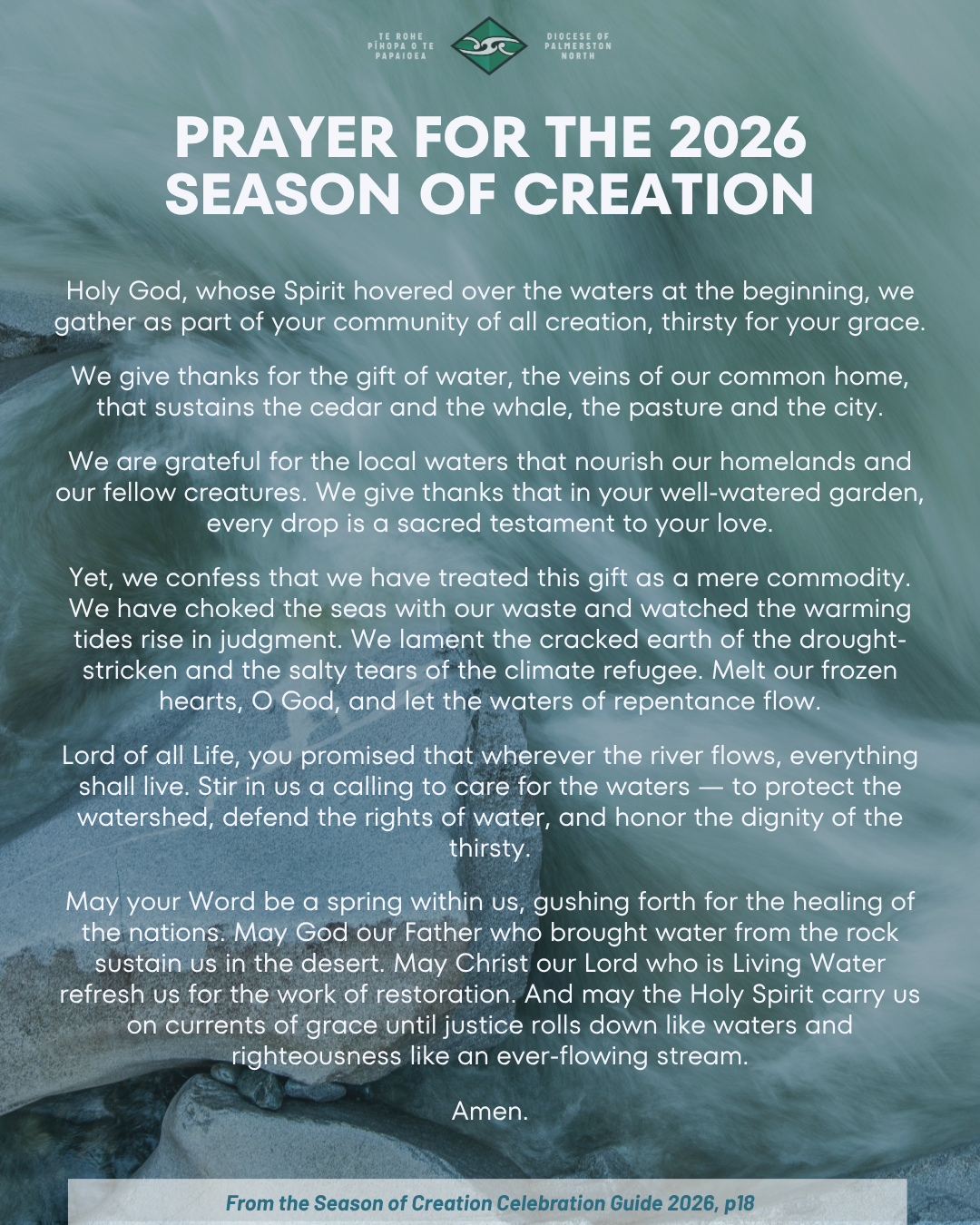 Prayer for 2026 Season of Creation